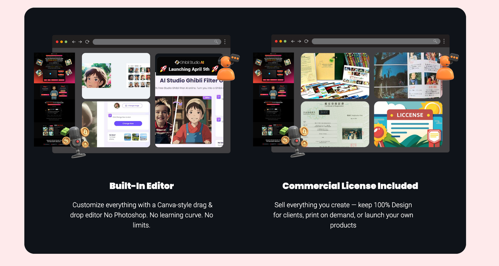 Ghibli Built-in Editor with Commercial License