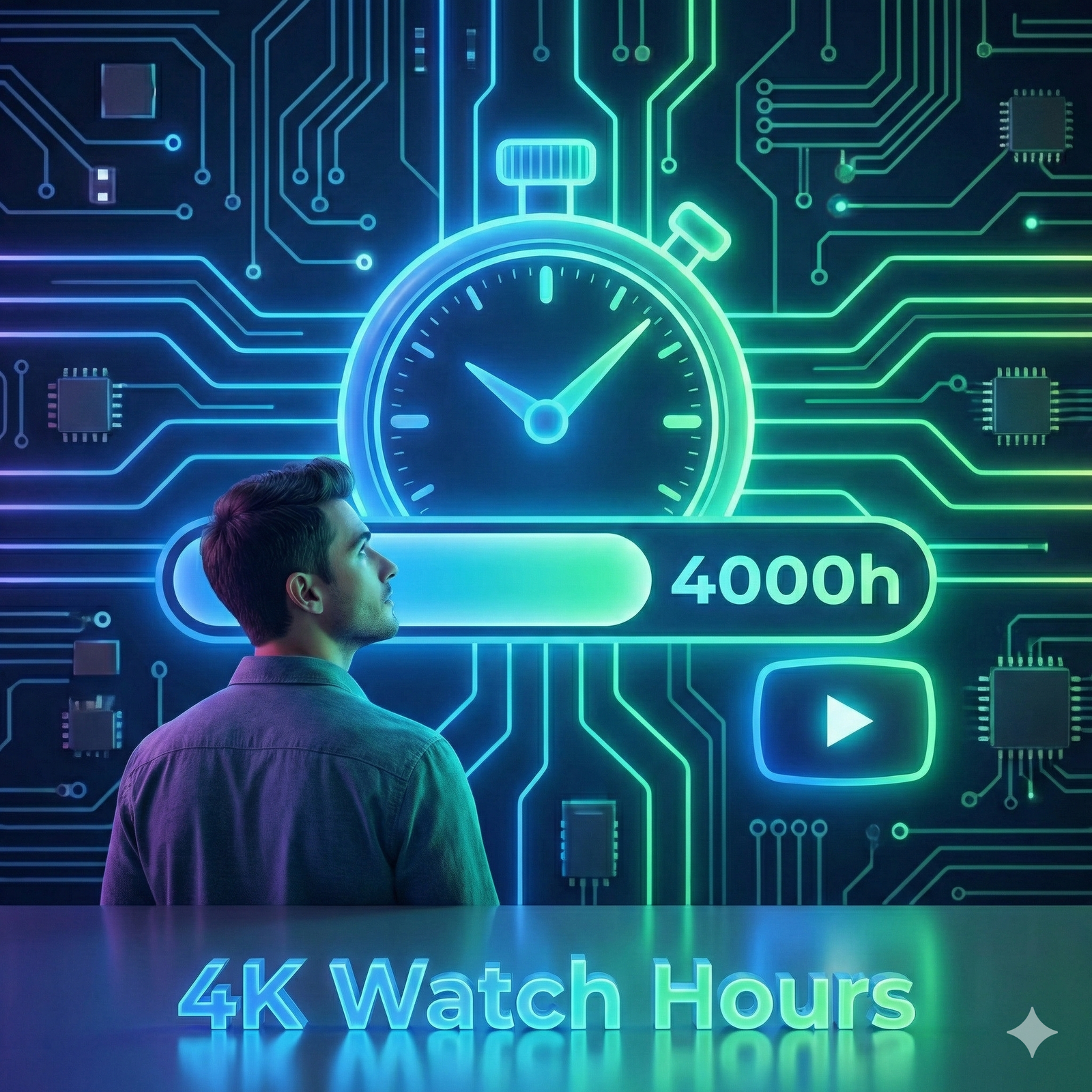 4,000 YouTube Watch Hours