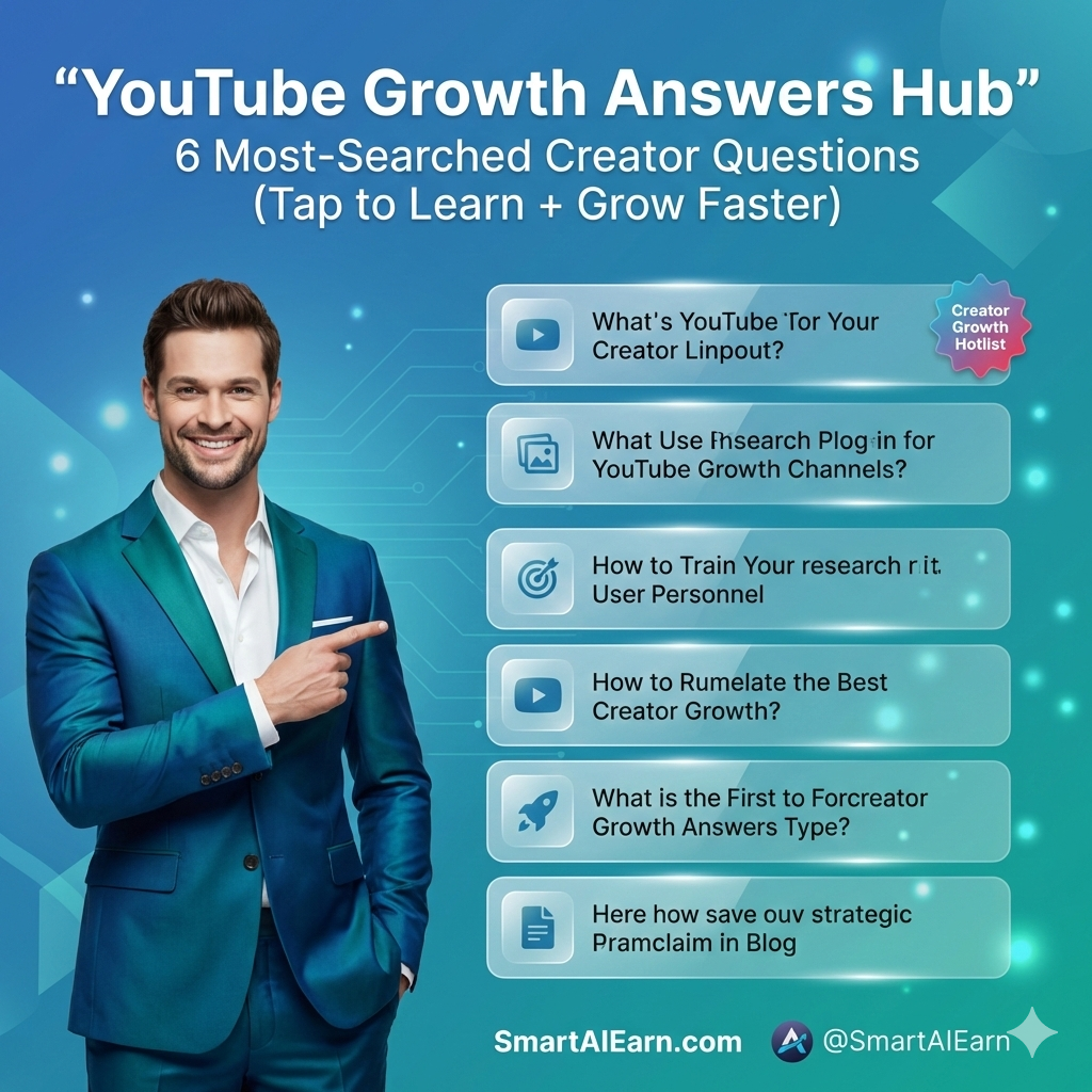 YouTube Growth Answers Hub - SmartAIEarn