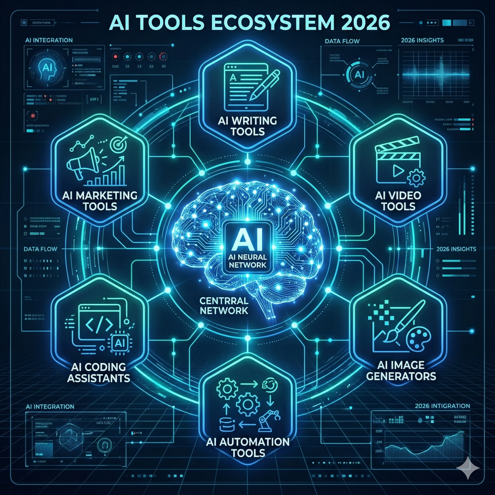 AI Tools Ecosystem 2026 infographic