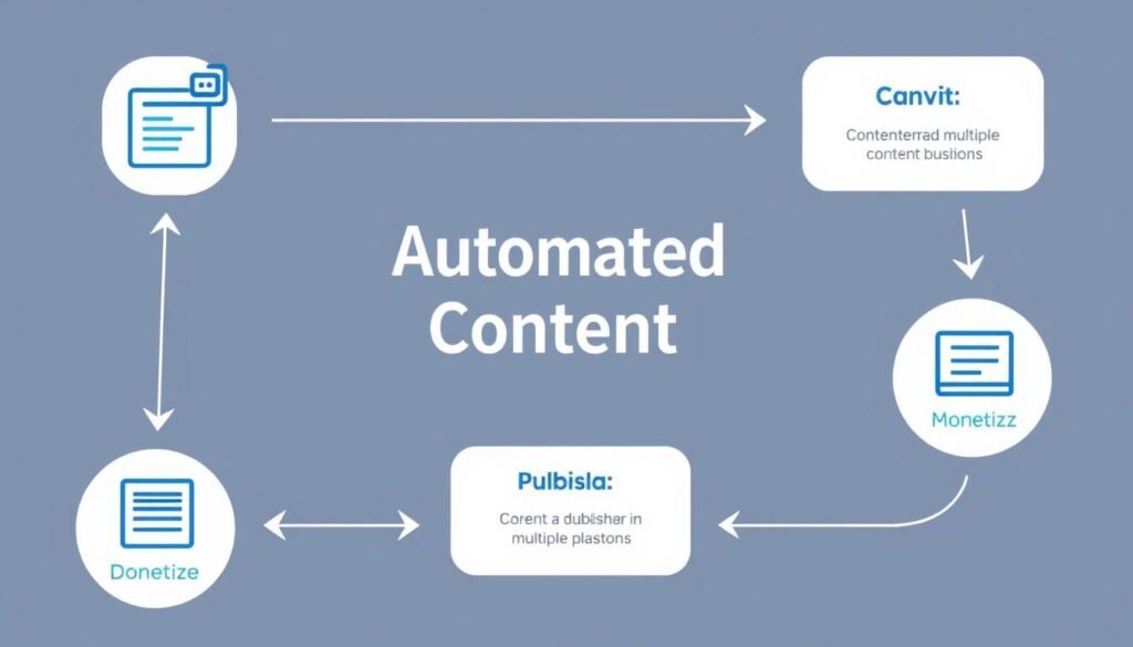 Automated content business workflow using Canva and ChatGPT for passive income