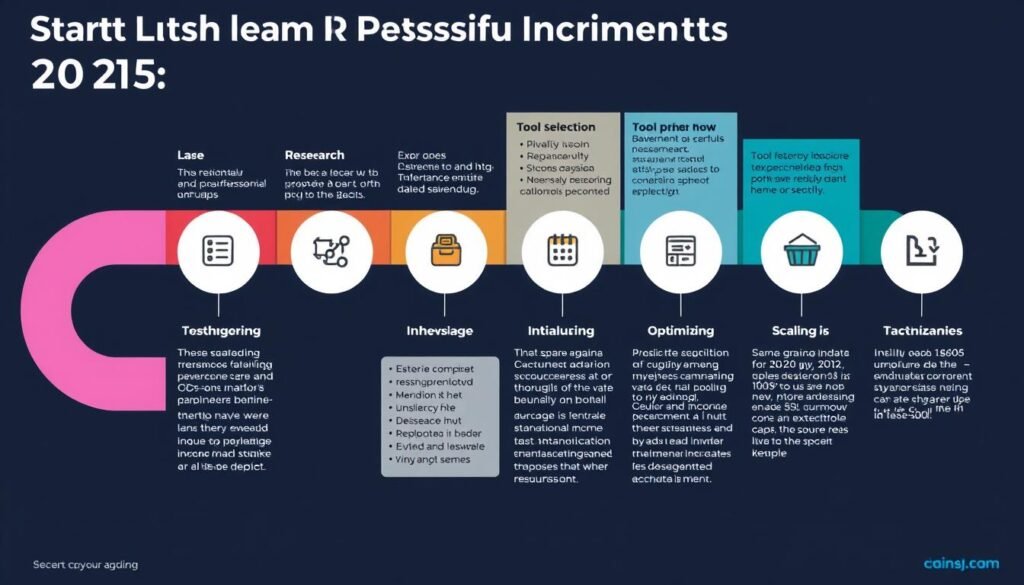 Step-by-step process for starting an AI passive income stream in 2025