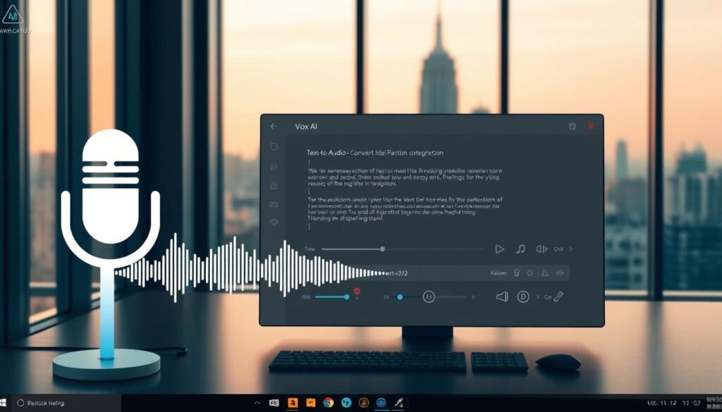 Vox AI Text to Audio Conversion