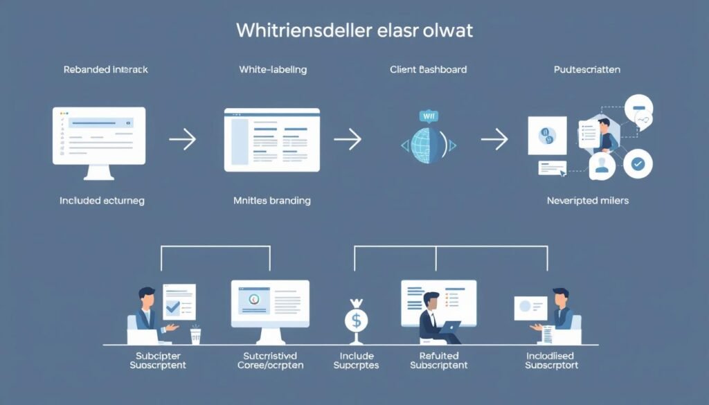 White-label AI SaaS product being rebranded and sold to businesses