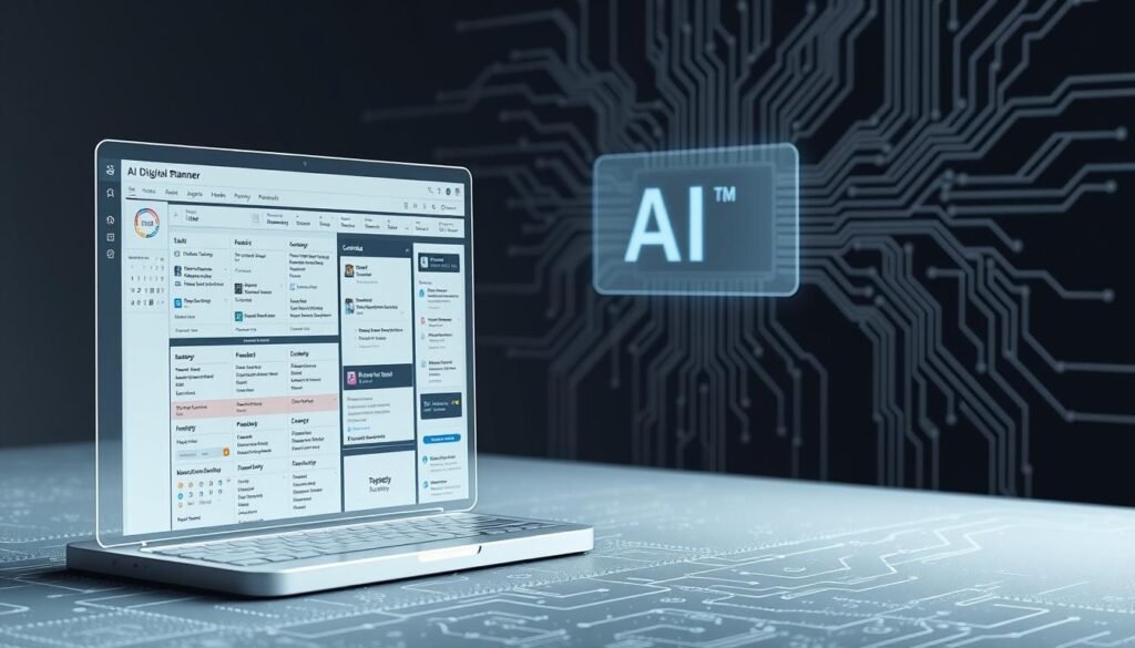 AI digital planner structure