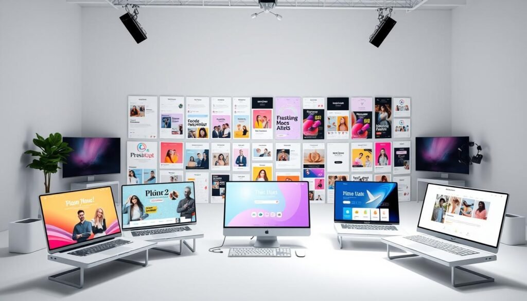 AI-generated social media templates