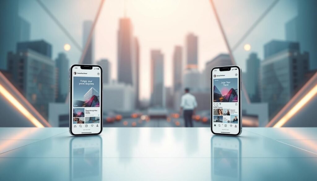 AI social media designs