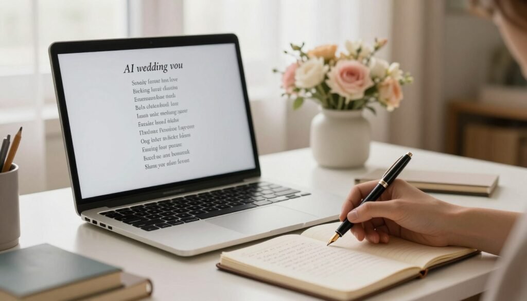 AI in wedding vow writing