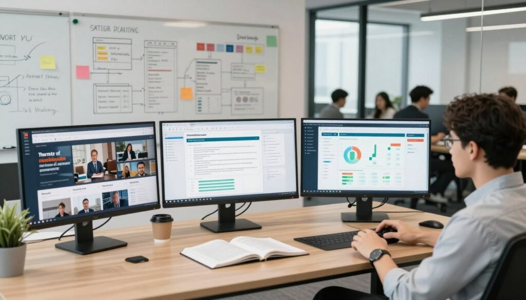 Advanced social media strategy planning session