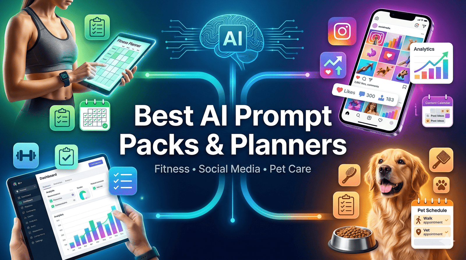 Best AI prompt packs and planners for AI side hustle ideas