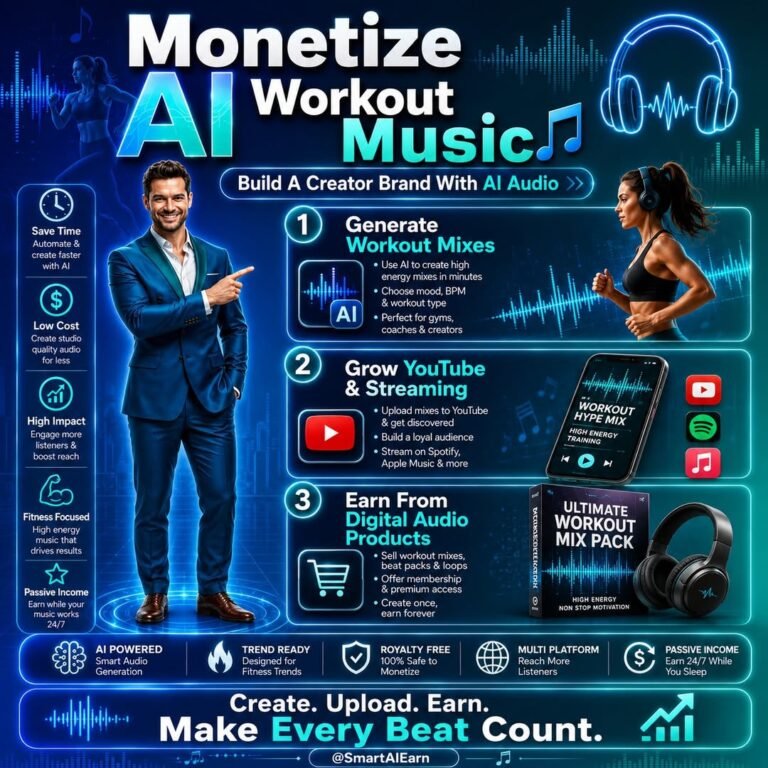 AI Workout Music Playlists | Monetize Custom Mixes for Profit.